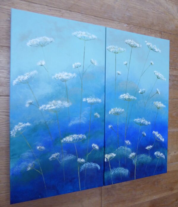 Cow Parsley Diptych - Image 2